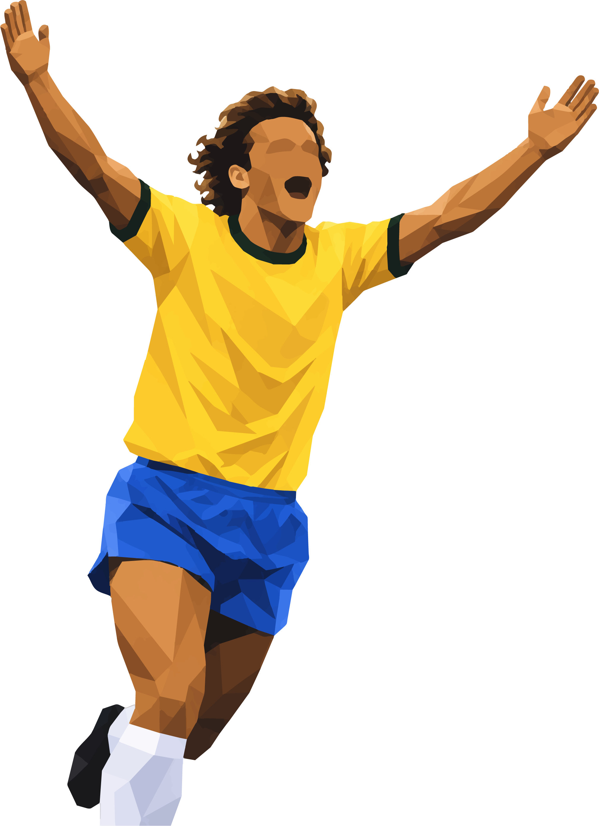 Arte do acervo do Museu da Seleção