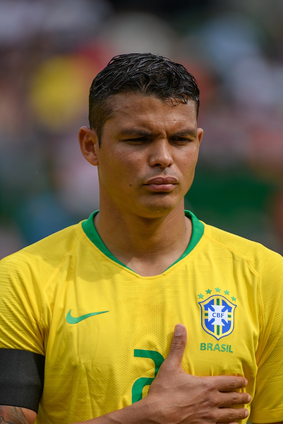 Retrato de Thiago Silva