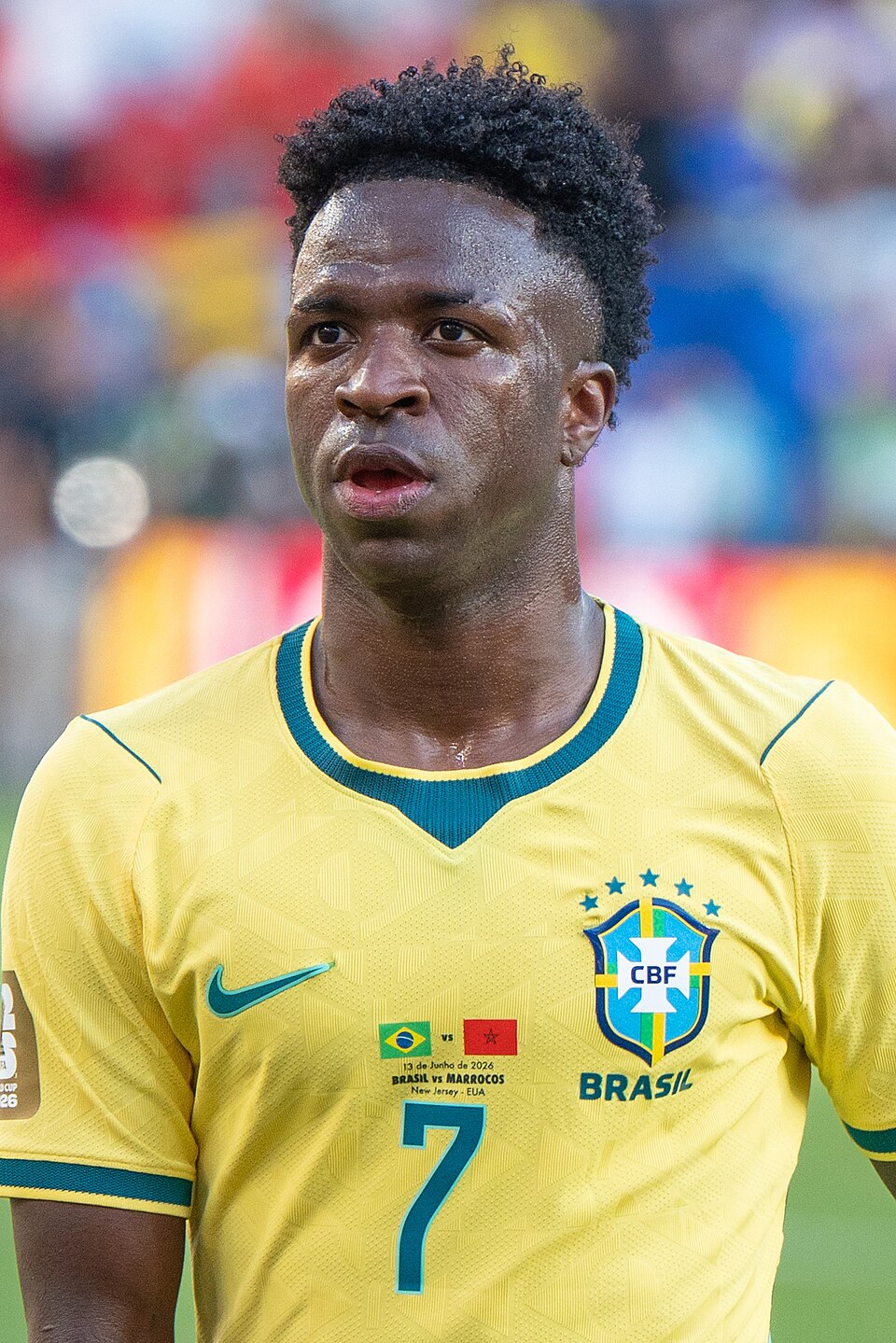 Retrato de Vinícius Júnior